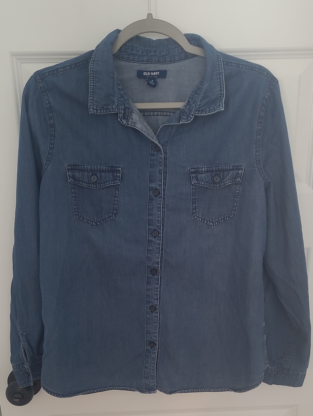 100% Cotton Old Navy Demin Button Down Shirt